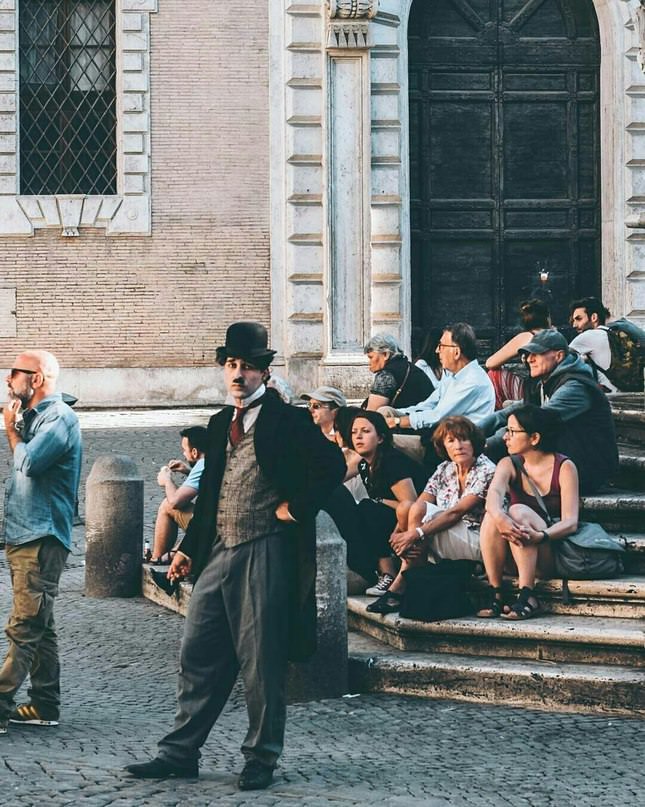 Фото - Уличные артисты в Риме