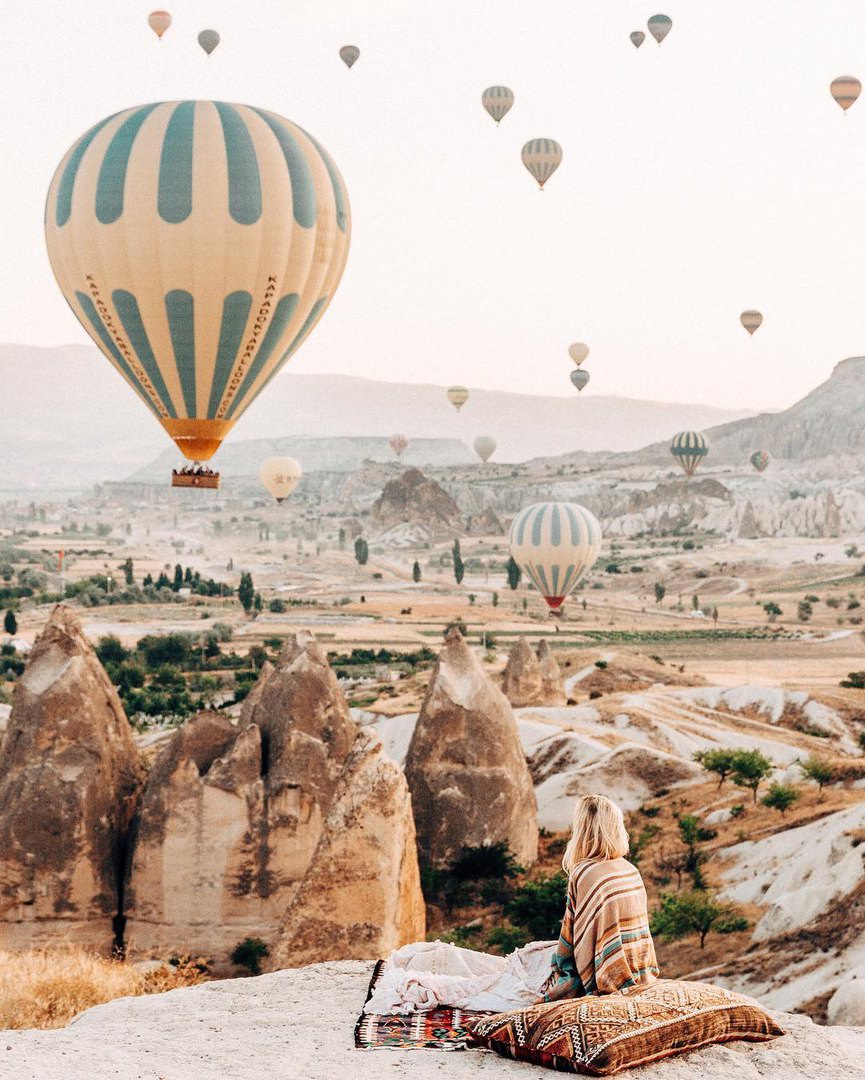 Фото -  Воздушные шары над Каппадокией, Турция