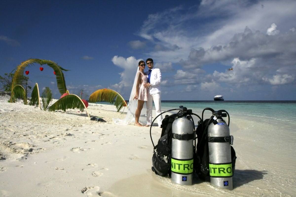 Изображение - Подводная свадебная церемония, Мальдивы